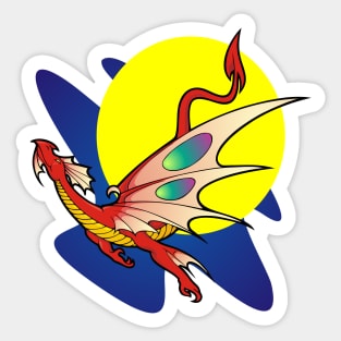 Dean the Dragon Sticker